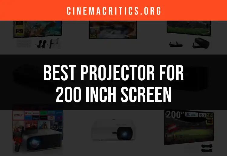 11 Top Projectors for 200 Inch Screens Unveiled